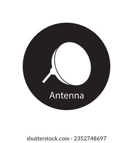 antenna icon vector template illustration logo design