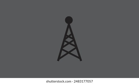 Antenna icon vector,Antenna icon set. Radio antenna icon.