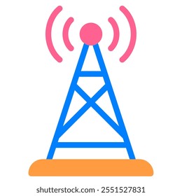 Ícone de antena para web, app, infográfico, etc