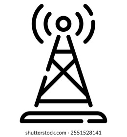 Ícone de antena para web, app, infográfico, etc