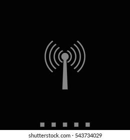 Antenna icon. Wifi icon.