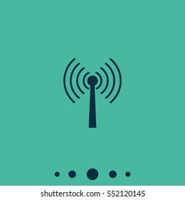 Antenna icon. Wifi icon.