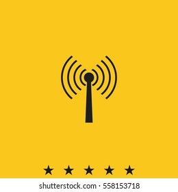 Antenna icon. Wifi icon.