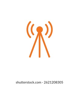 Antenna icon.Trendy modern flat linear vector illustration on white background.