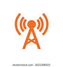 Antenna icon.Trendy modern flat linear vector illustration on white background.