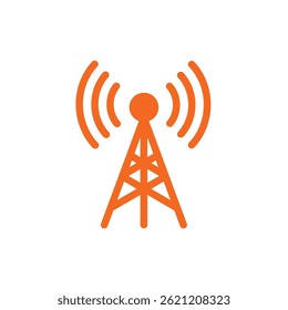 Antenna icon.Trendy modern flat linear vector illustration on white background.