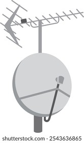 antenna, Illustration, television, replacement, vector