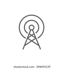 Antenna Line Icon.