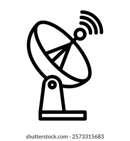 Antenna line icon, editable vector icon, pixel perfect, illustrator ai file 