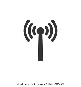 Antenna, Network Glyph Vector Icon