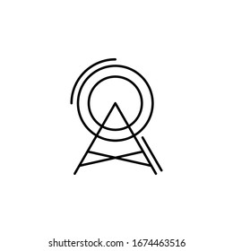 Antenna, networking icon. Simple line, outline vector elements of storage and cloud icons for ui and ux, website or mobile application