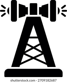 Antena Novo Vetor de Design de Ícone Criativo