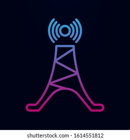 Antenna nolan icon. Simple thin line, outline vector of web icons for ui and ux, website or mobile application