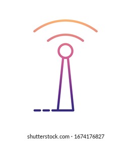 antenna nolan icon. Simple thin line, outline vector of Drones icons for ui and ux, website or mobile application