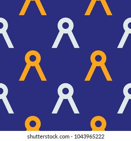 Antenna radio seamless pattern. Strict line geometric pattern for your design.