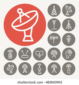 Antenna and radio vector objects