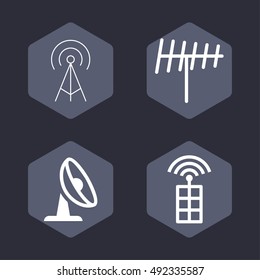 Antenna and satellite dish