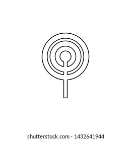 antenna sign icon. Element of web for mobile concept and web apps icon. Outline, thin line icon for website design and development, app development