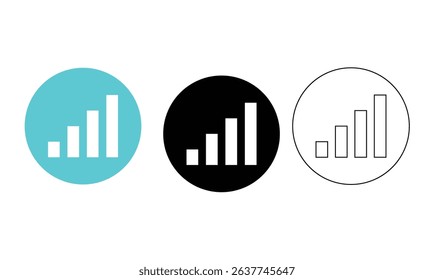 Antenna Signal Bar Icon Set