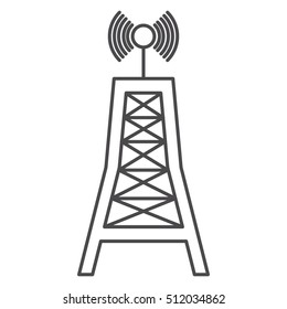 Antenna signal of broadcasting concept