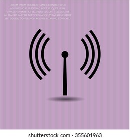 Icono de señal de antena