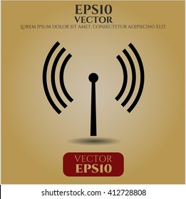 Icono de señal de antena