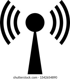 Antenna Signal Icon Vector Design Illustration