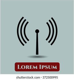 Antenna signal symbol