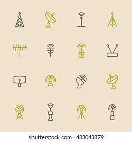 Antenna and signal vector objects