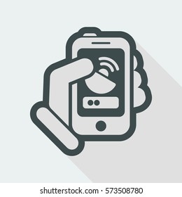 Antenna smartphone icon