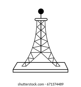antenna telecommunication icon image 