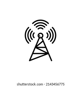 plantillas de diseño de vectores de iconos de torre de antena 