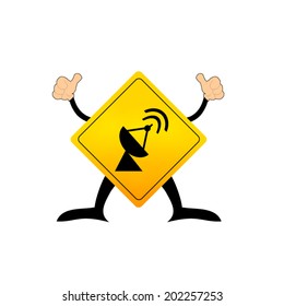 antenna transmission sign