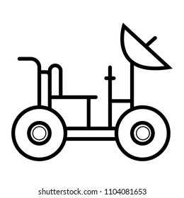 antenna transport icon vector
