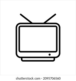 Icono de TV Antena ilustración gráfica vectorial