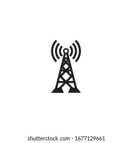 antenna vector flat illustration on white background


B