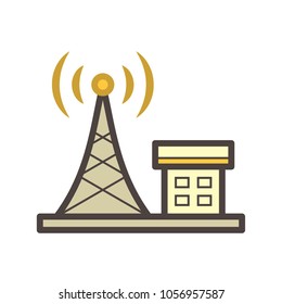 Antenna vector icon