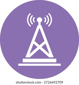 Ilustração de design de ícone de vetor de antena
