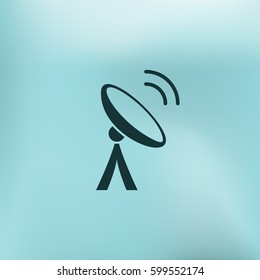 Antenna vector icon illustration