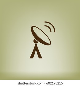 Antenna vector icon illustration