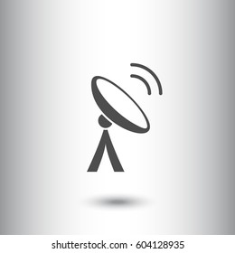 Antenna vector icon illustration