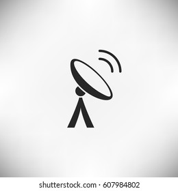 Antenna vector icon illustration