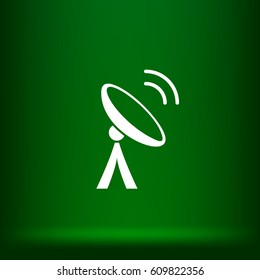 Antenna vector icon illustration