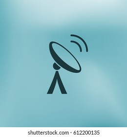 Antenna vector icon illustration