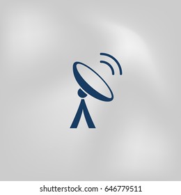 Antenna vector icon illustration