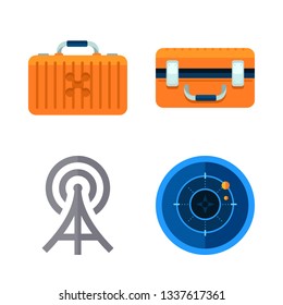 antenna vector icon set