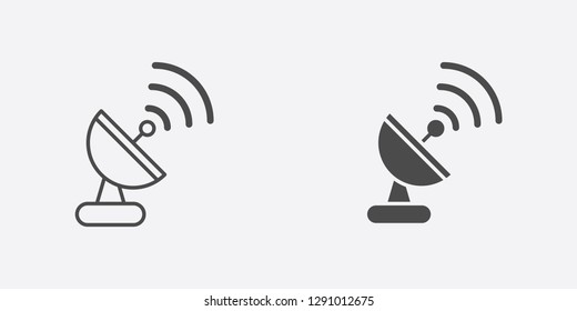 Antenna vector icon sign symbol
