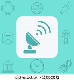 Antenna vector icon sign symbol