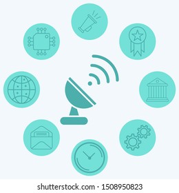 Antenna vector icon sign symbol