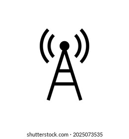 Antenna vector icon. Transmitter icon